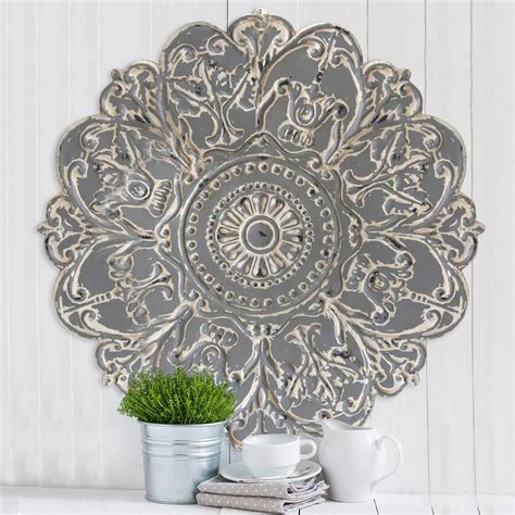 large metal medallion wall decor